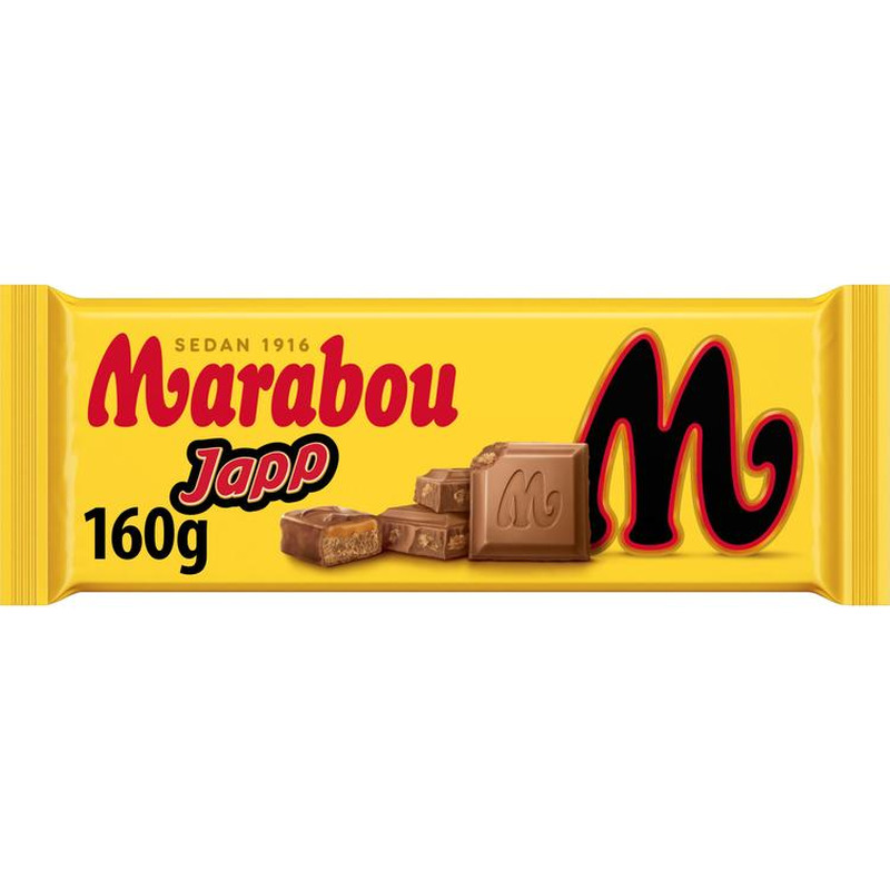 Marabou Japp šokolaaditahvel, 160 g