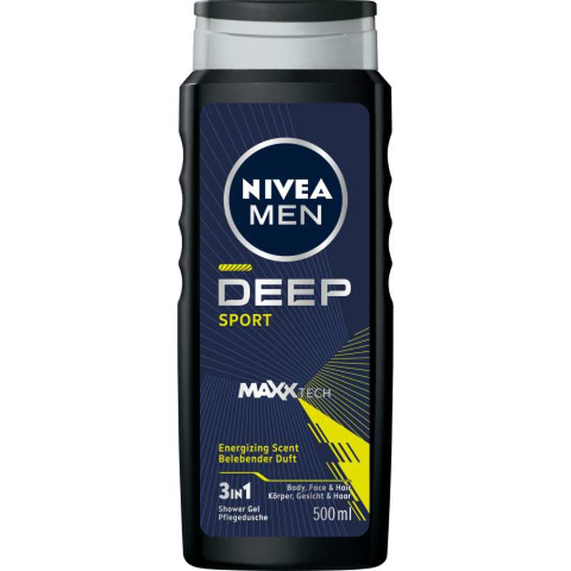 Dušigeel Nivea Men Deep Sport Maxx 500ml