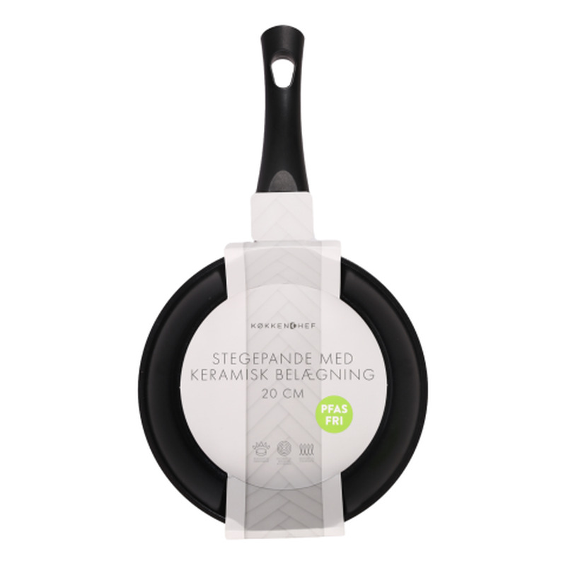 Pann keraamilise kattega Kokkenchef 22cm