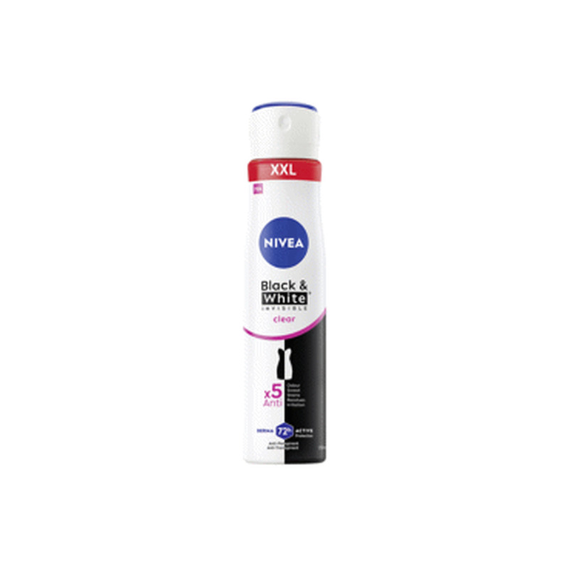Deod.NIVEA Black&White Clear 250ml