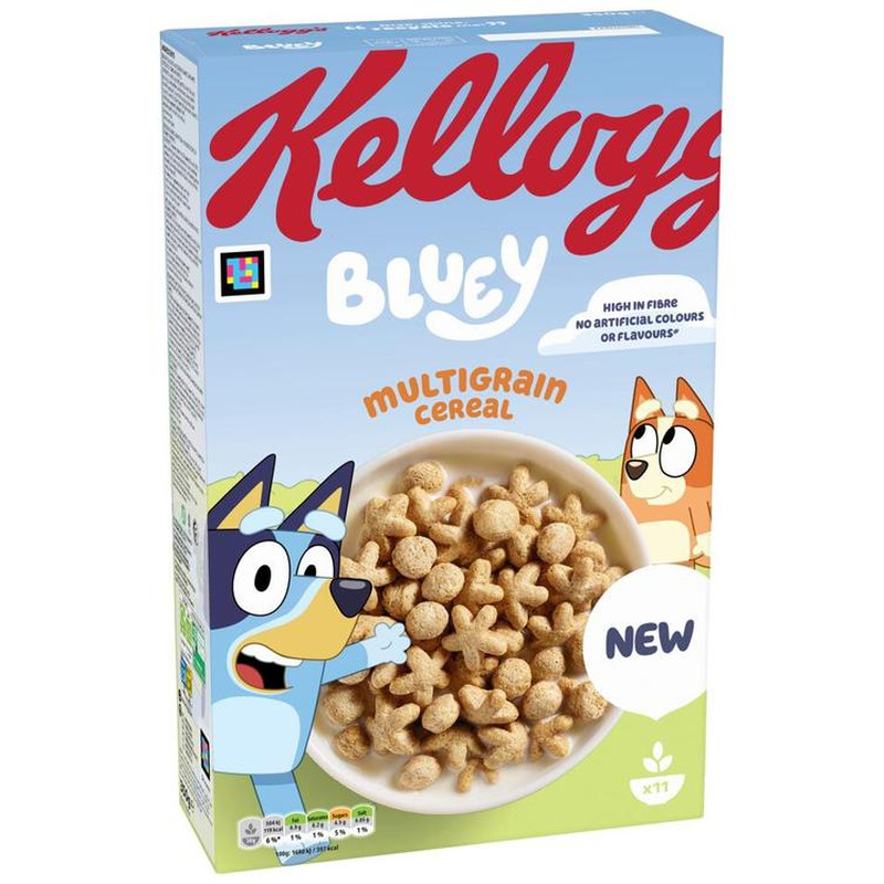 Kellogg's Bluey täisterahommikuhelbed 350g