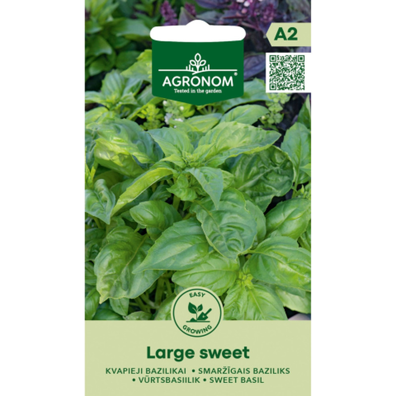 Seemned Agronom Vürtsbasiilik Large Sweet