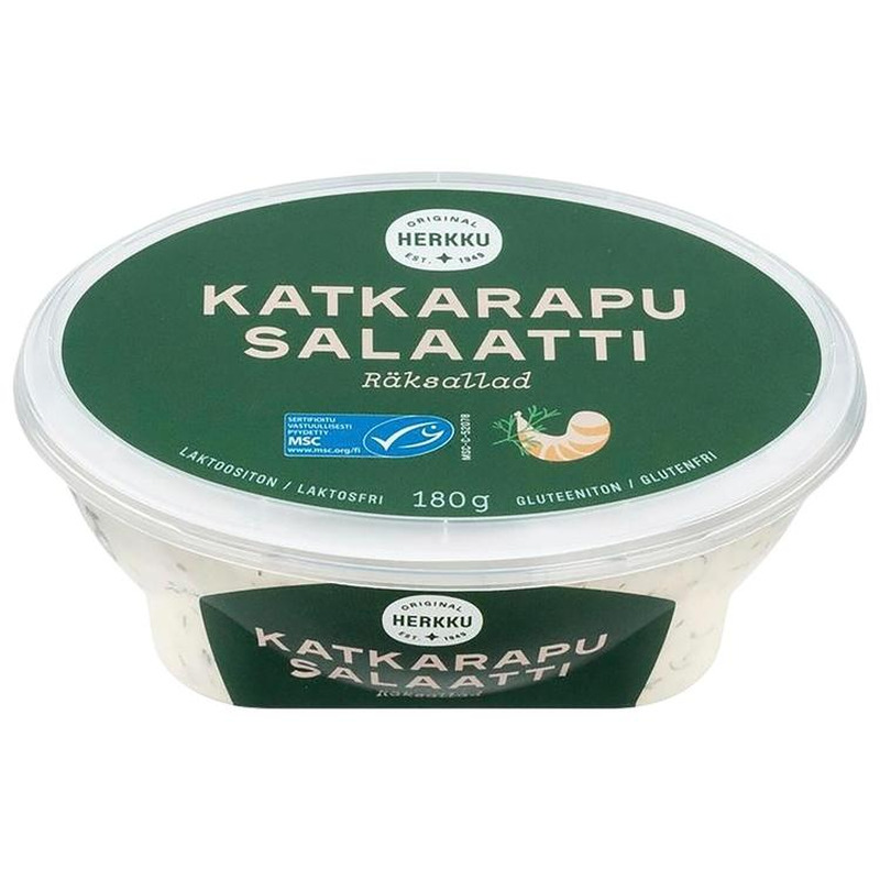 Rainbow krevetisalat 180g