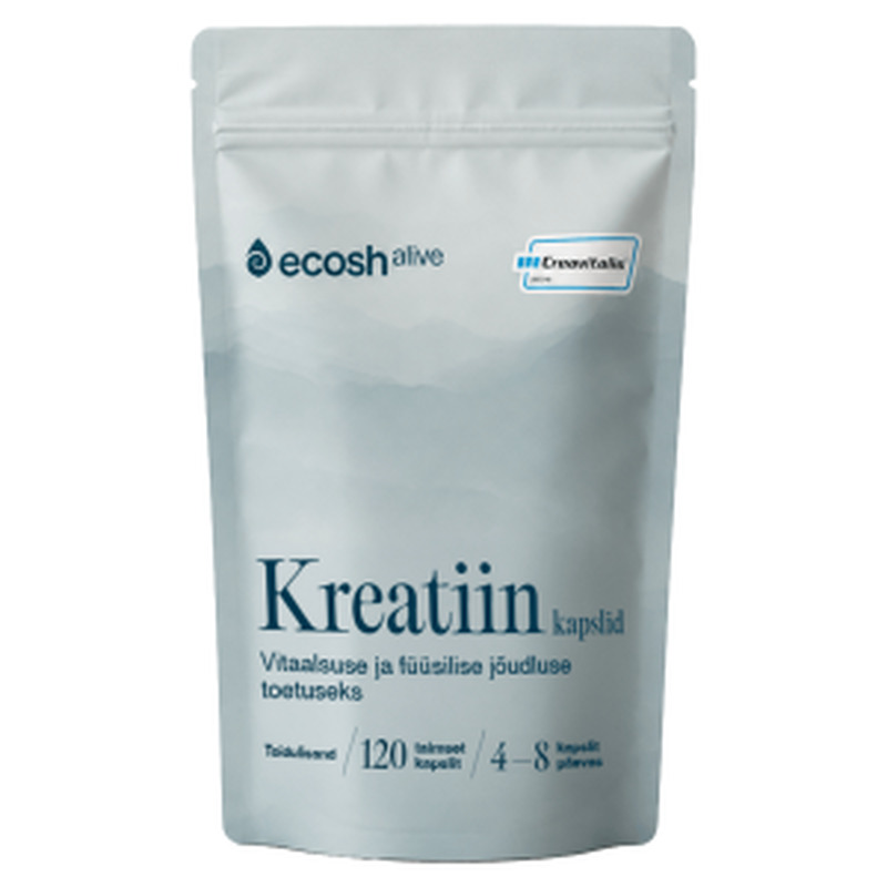 Kreatiin kapsel Ecosh N120