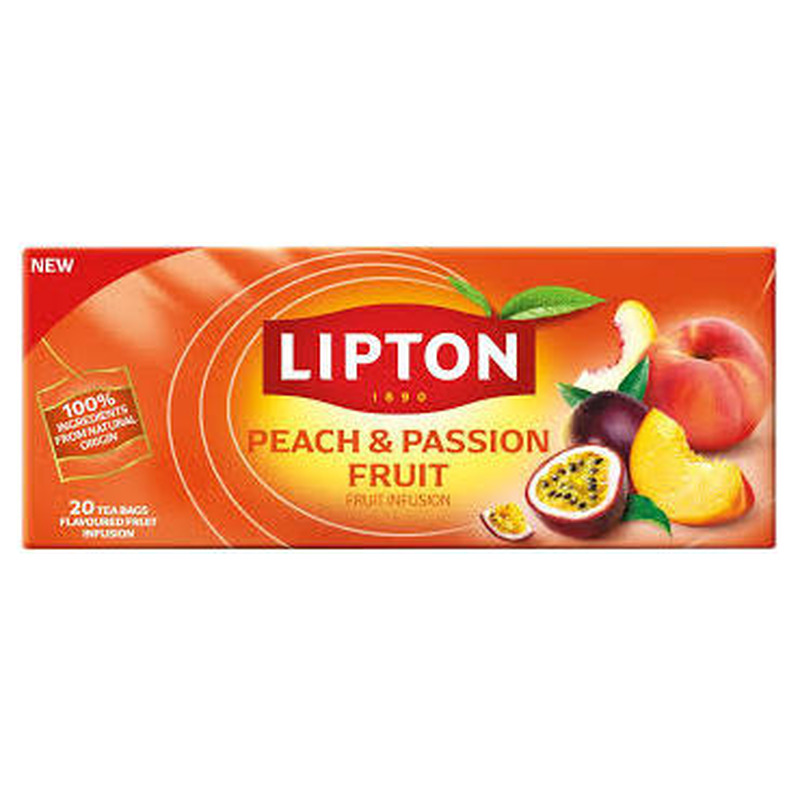 Puuviljatee virsik.passiooni LIPTON20x2g