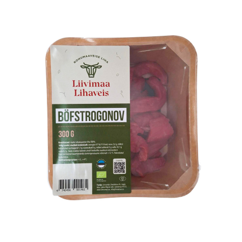 Böfstrogonov Liivimaa Lihaveis öko 300g