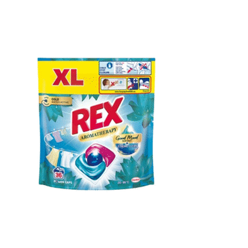 Pesukapslid REX Lotus&Almond oil 36tk