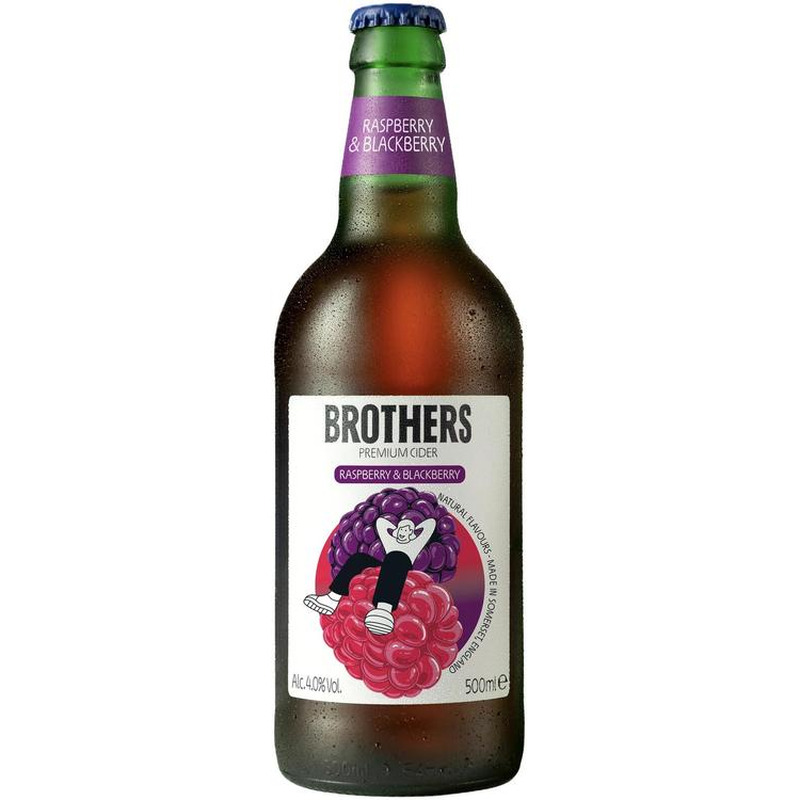 Siider Raspberry & Blackberry, BROTHERS, 500 ml