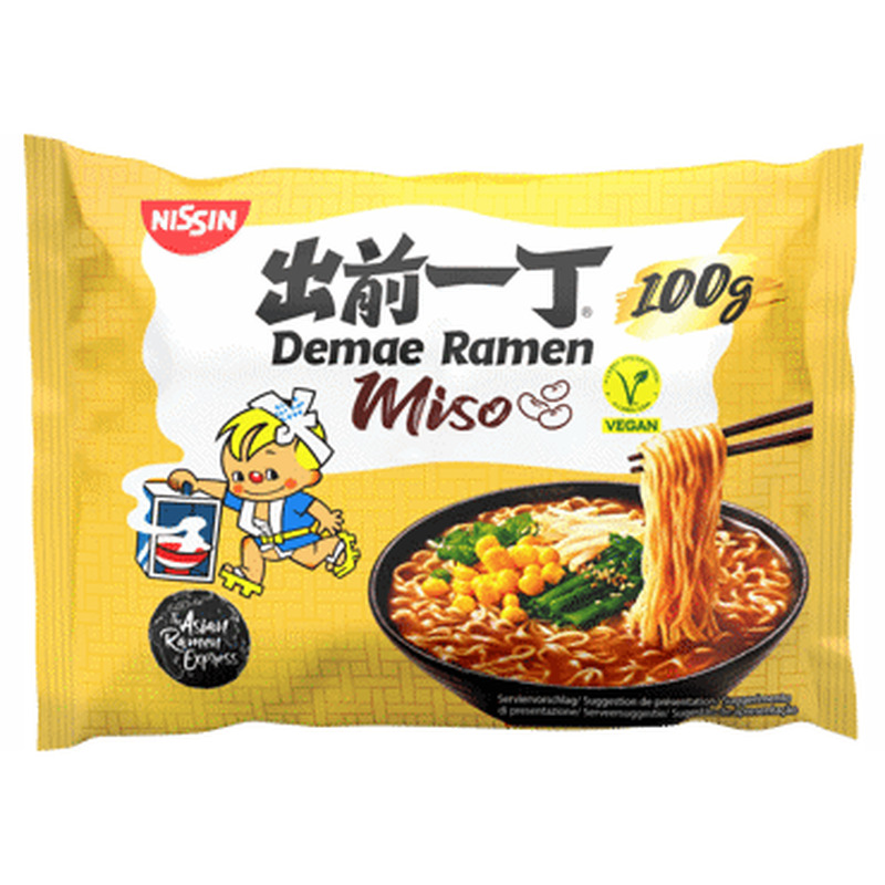 Kiirnuudlid NISSIN Ramen miso 100g