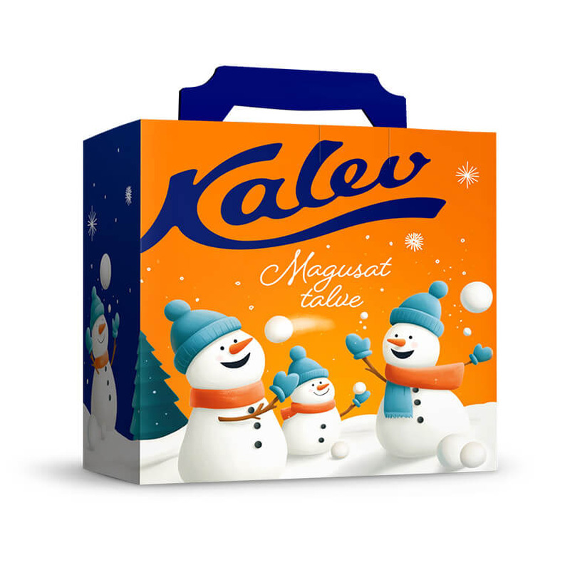 Kommipakk Kalev „Lõbus lumesõda“ 600g