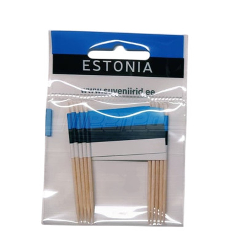 MEENED Eesti lipp Võileivatikud 7cm 20tk