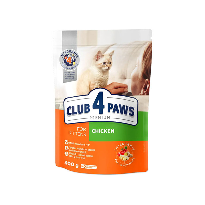 Premium kuivtoit kassipoegadele, CLUB4PAWS, 300 g