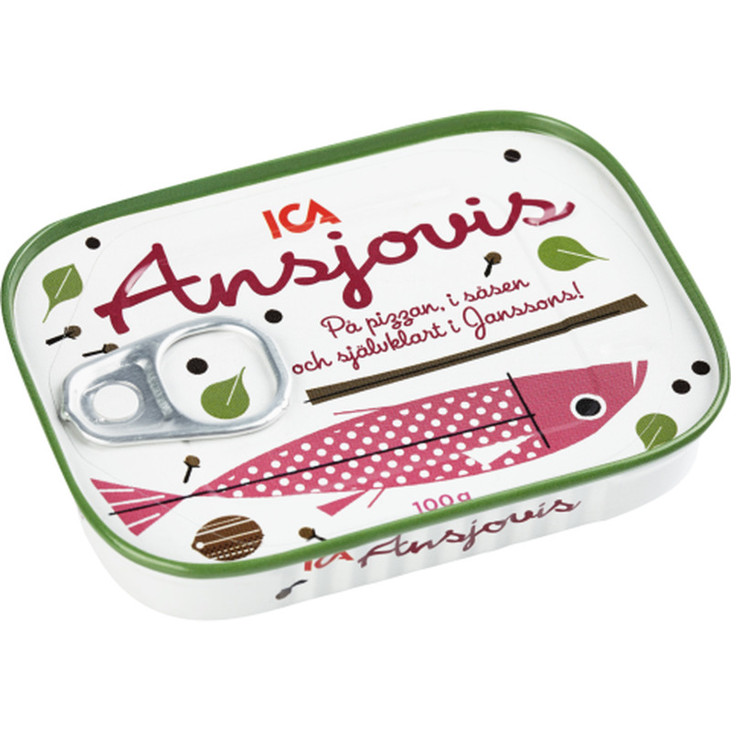 Anšoovis ICA 100g/65g