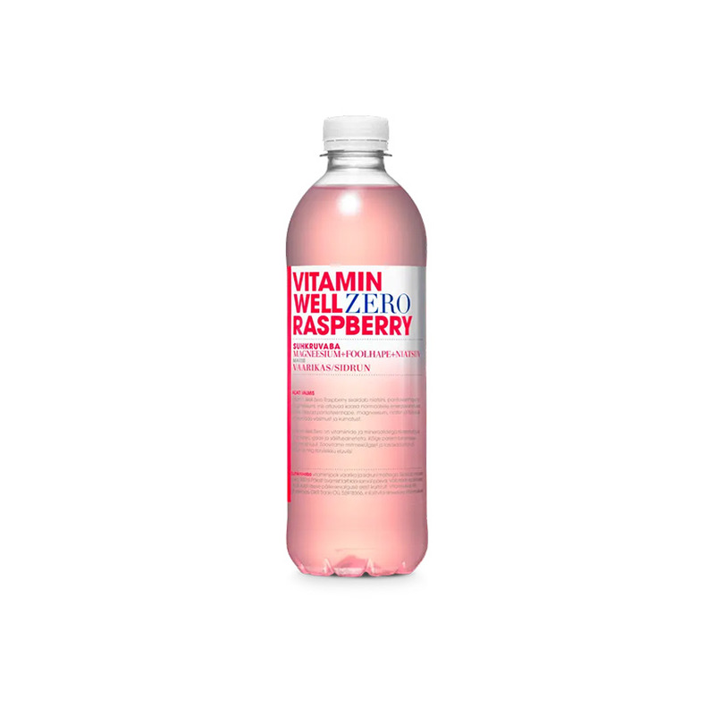 Vitamiinijook Vitamin Well Zero Raspberry 500 ml