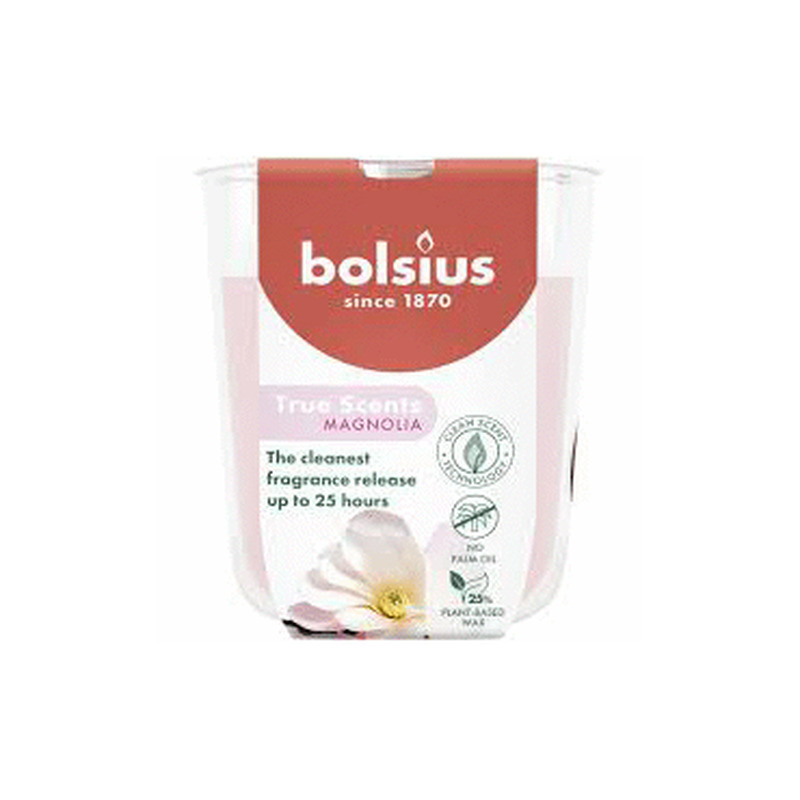 Küünal klaasis BOLSIUS magnolia 8x7.3cm