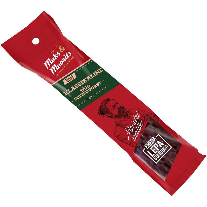 Klassikaline täissuitsuvorst, MAKS&MOORITS, 240 g