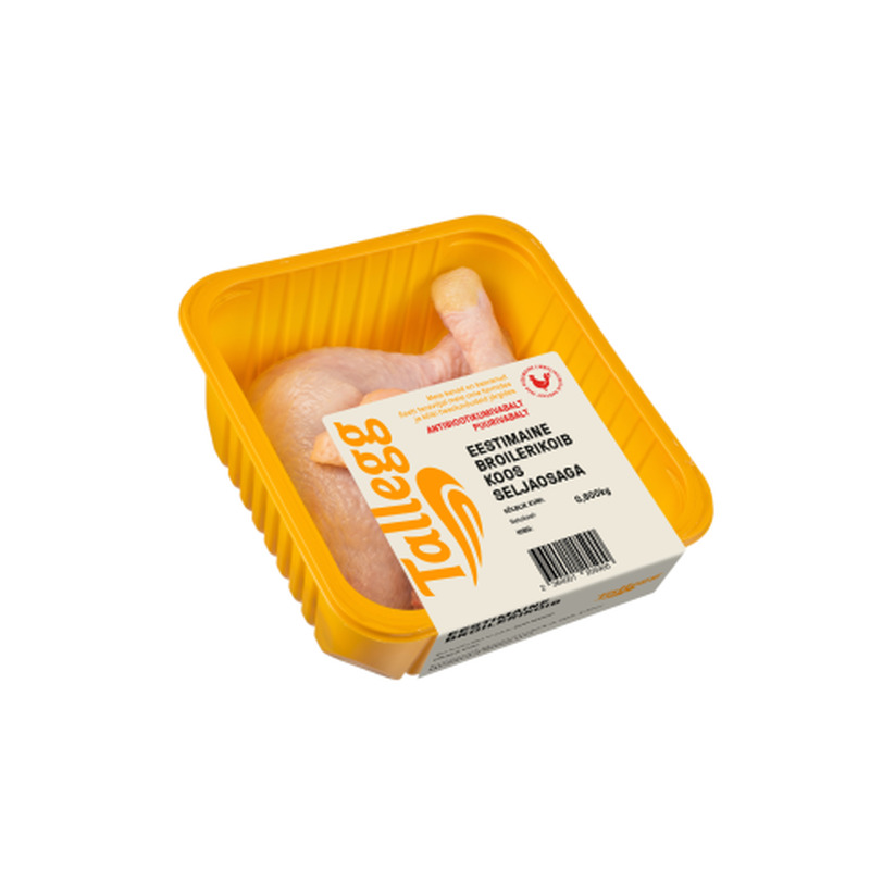 Broilerikoib seljaosaga Eestimaine, värske, A-klass Tallegg kg