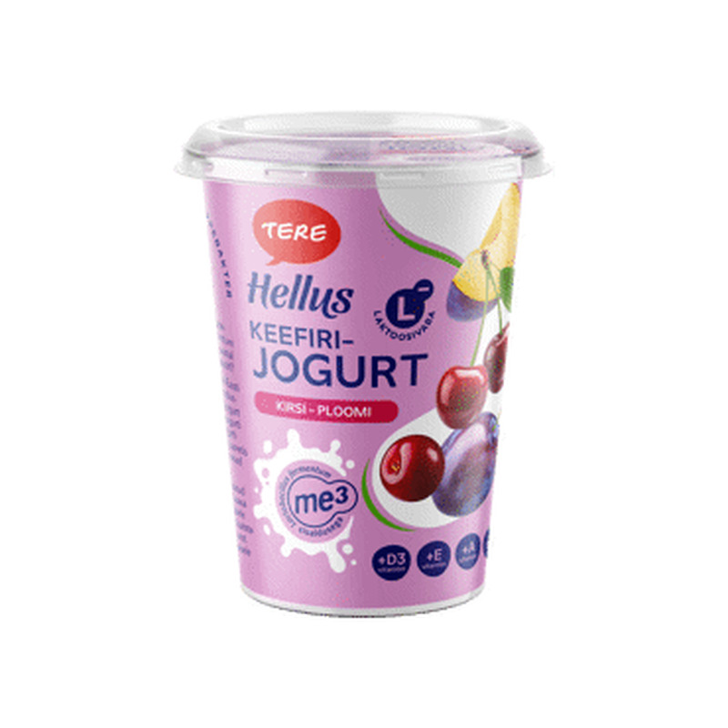Keefirijogurt Hellus kirs.ploomiTERE380g