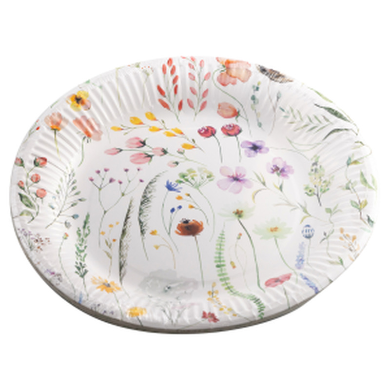 Papptaldrik Põllulilled 23cm 10tk