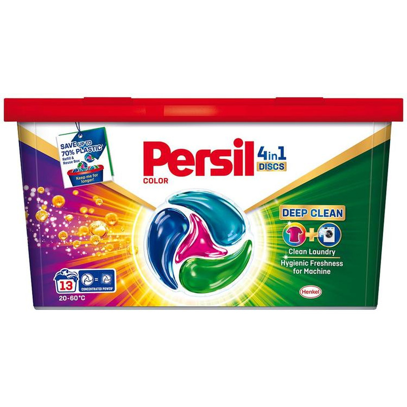 Pesukapslid Discs 4in1 Color 13pk, PERSIL, 13 tk