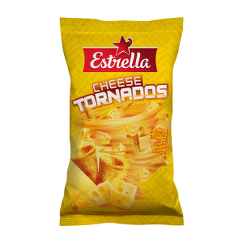 Maisikrõpsud juustu tornaadod, ESTRELLA, 110g
