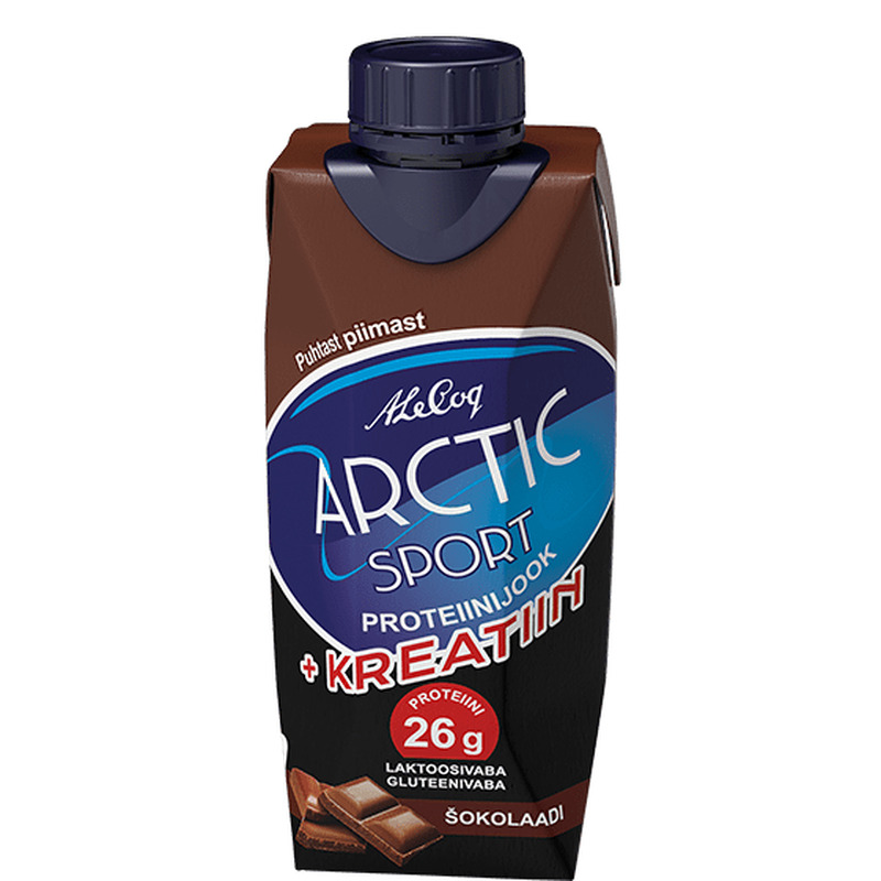 Proteiinijook šokolaadi-kreatiini, ARCTIC SPORT, 330 ml