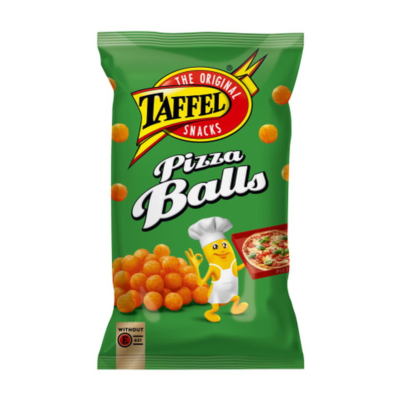 Taffel pitsamaitselised maisipallid 165g