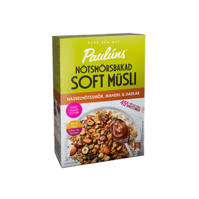 Müsli pähkliv.mandl.,datl-gaPAULUNS 375g