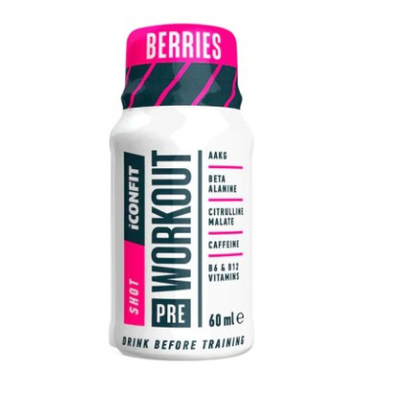 Pre Workout Shot marja, ICONFIT, 60 g