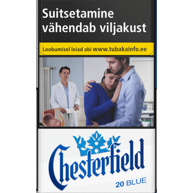 CHESTERFIELD sigaretid Blue 20tk