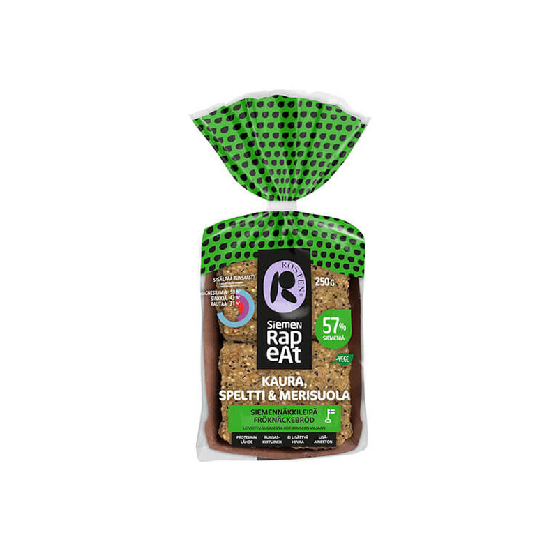 Näkileib Kaera, spelta ja meresoolaga 250g