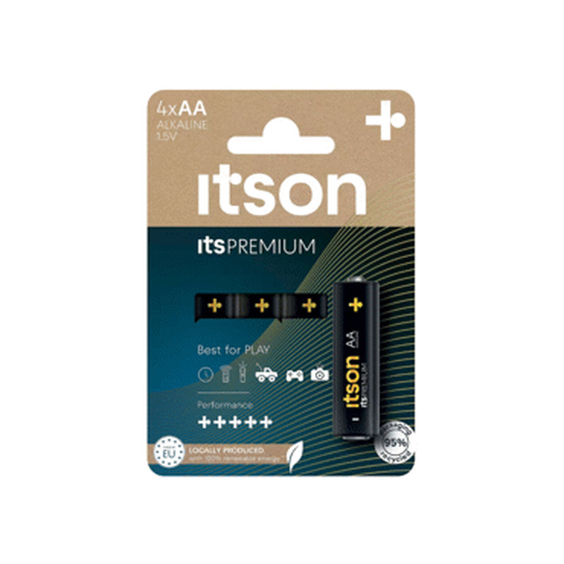 Patarei ITSON itsPremium 6LRIPR AA,4tk
