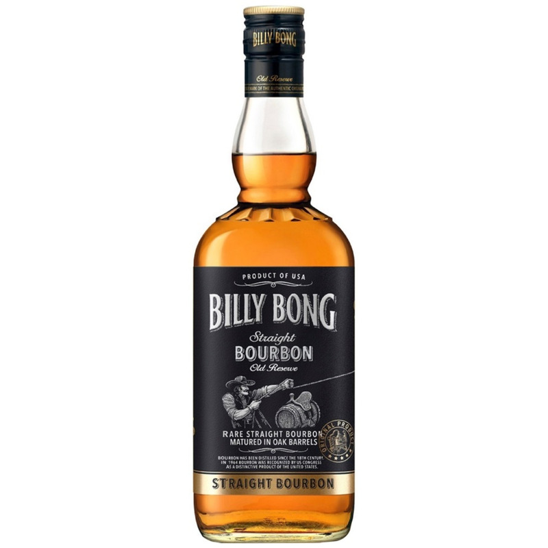 BILLY BONG Straight Bourbon Old Reserve whiskey 40% 70cl
