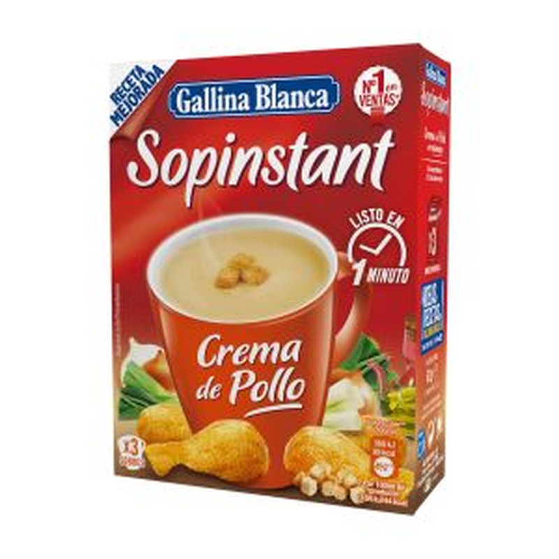 Paks kiirsupp kana ja röstsaiaga, 3tk, GALLINA BLANCA, 1 pakk