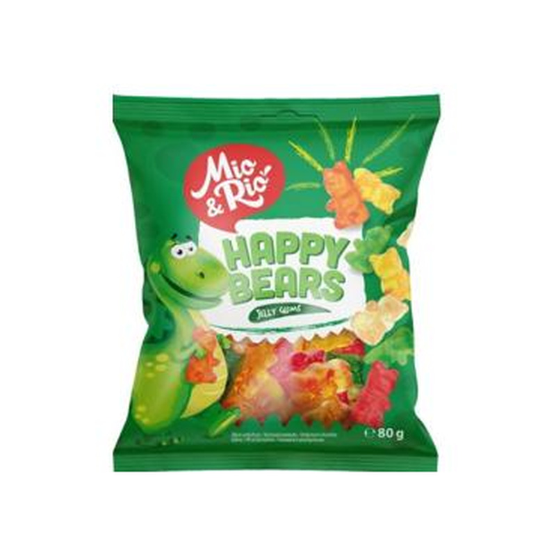 Kummikompv. karud MIO&RIO, 80g