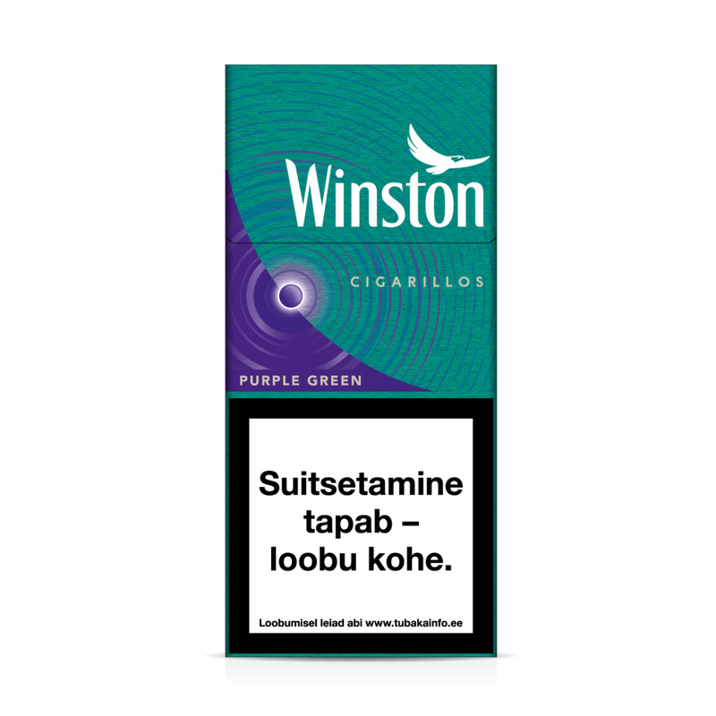 WINSTON sigarillod Purple Green 20pk