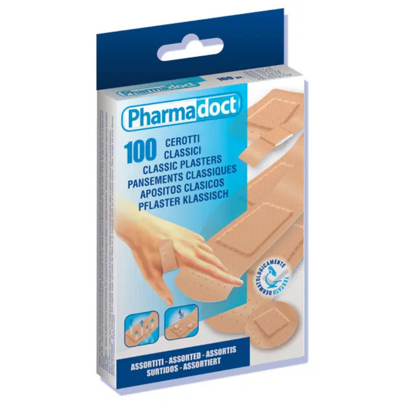 Plaaster Classic Mix, PHARMADOCT, 100 tk