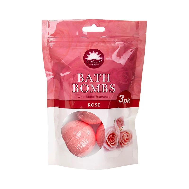 Vannikuulid Rose, ELYSIUM SPA, 3 tk