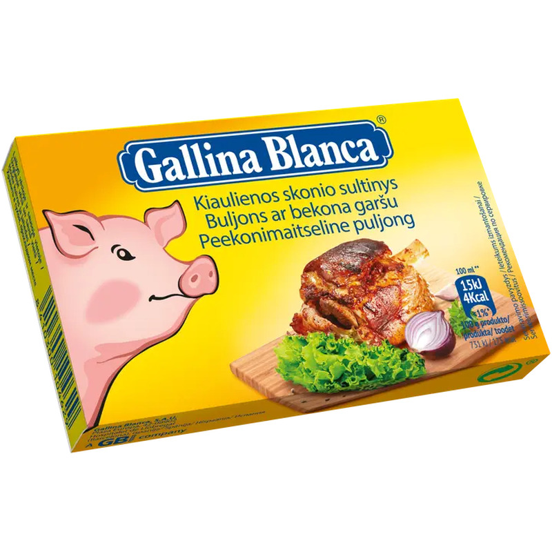 Peekoni puljongikuubikud, GALLINA BLANCA, 80 g