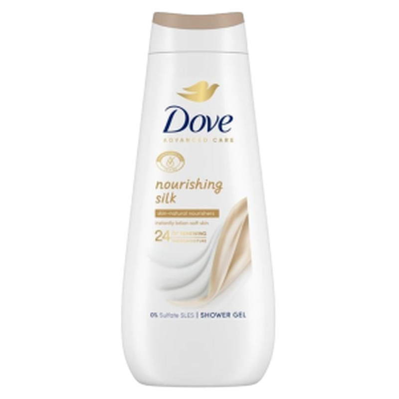Dušigeel Nourishing Silk, DOVE, 400ml