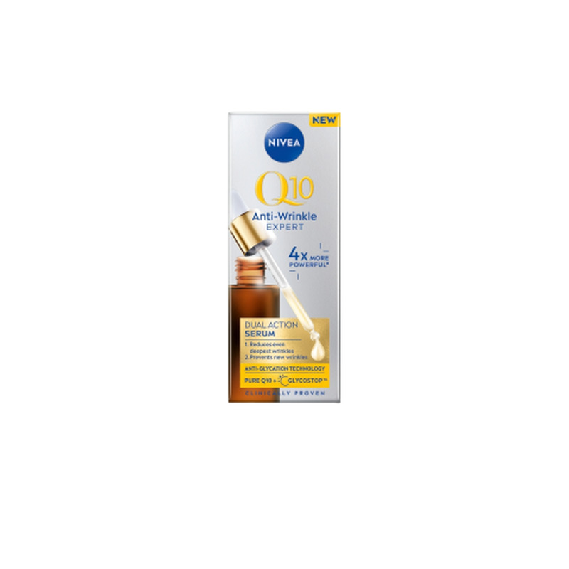 Seerum Nivea Q10 Anti-Wrinkle Expert glükoosi ennetamise tehnoloogiaga 30ml