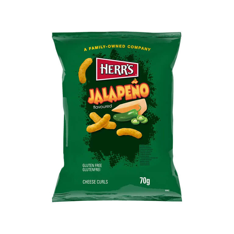 Krõpsud HERR’S JALAPENO CURLS, 70g