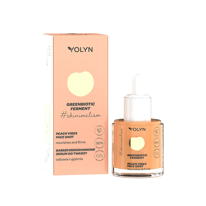 Näoseerum Peach Vibes, YOLYN, 20 ml