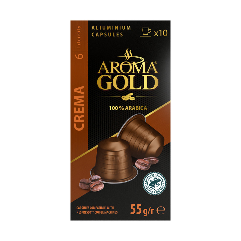 Kohvikapslid Crema, AROMA GOLD, 10tk