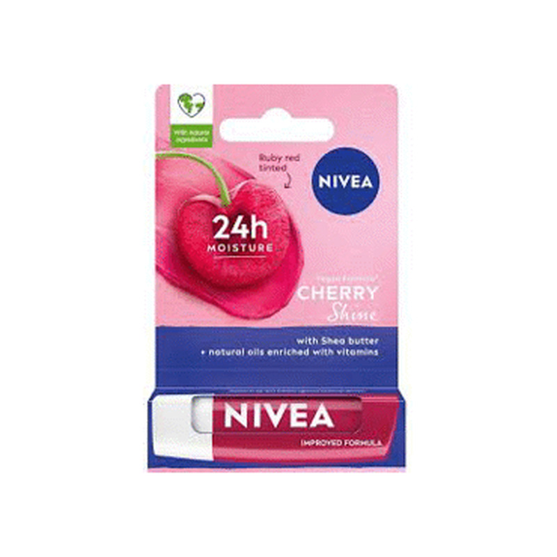 Hüg.huulepulk NIVEA Cherry Shine 4.8g