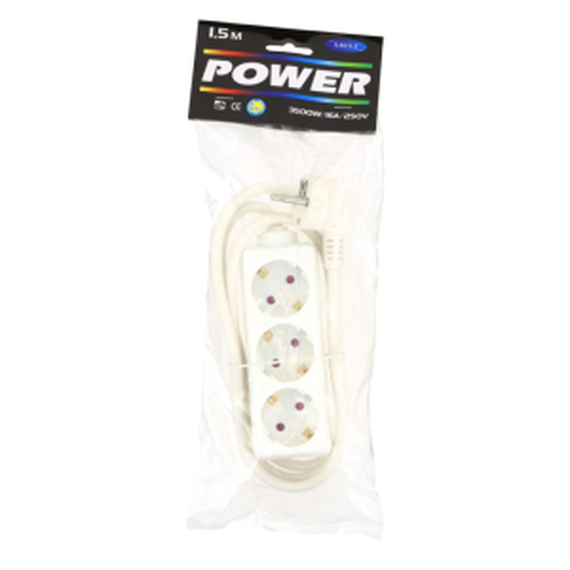 Pikendusjuhe 3-pesaga, SMILE, 1 tk