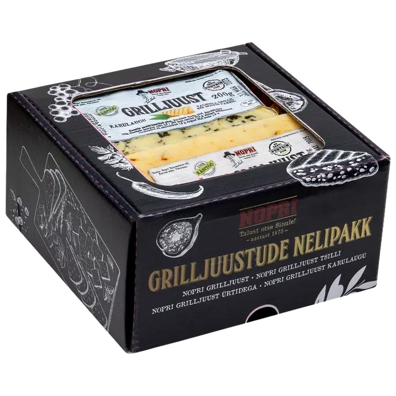 Grilljuustude nelipakk 800g