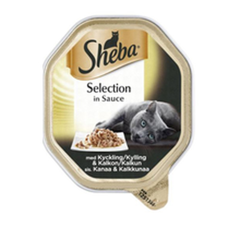 Täissööt kassidele kana- ja kalkuniliha kastmes 85 g