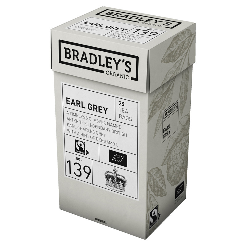 BRADLEY'S Organic Must tee Earl Grey 25x2g(ümbrik)