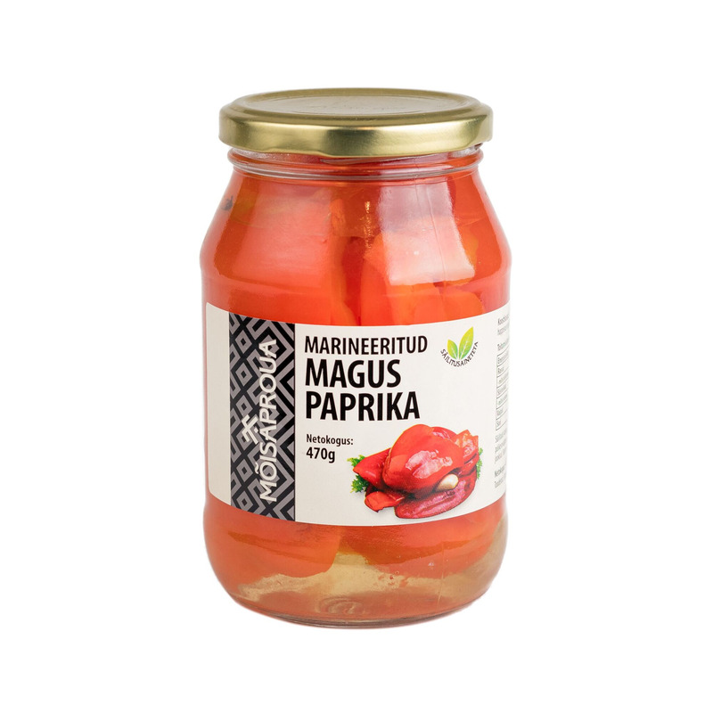 MÕISAPROUA Marineeritud magus paprika 470g